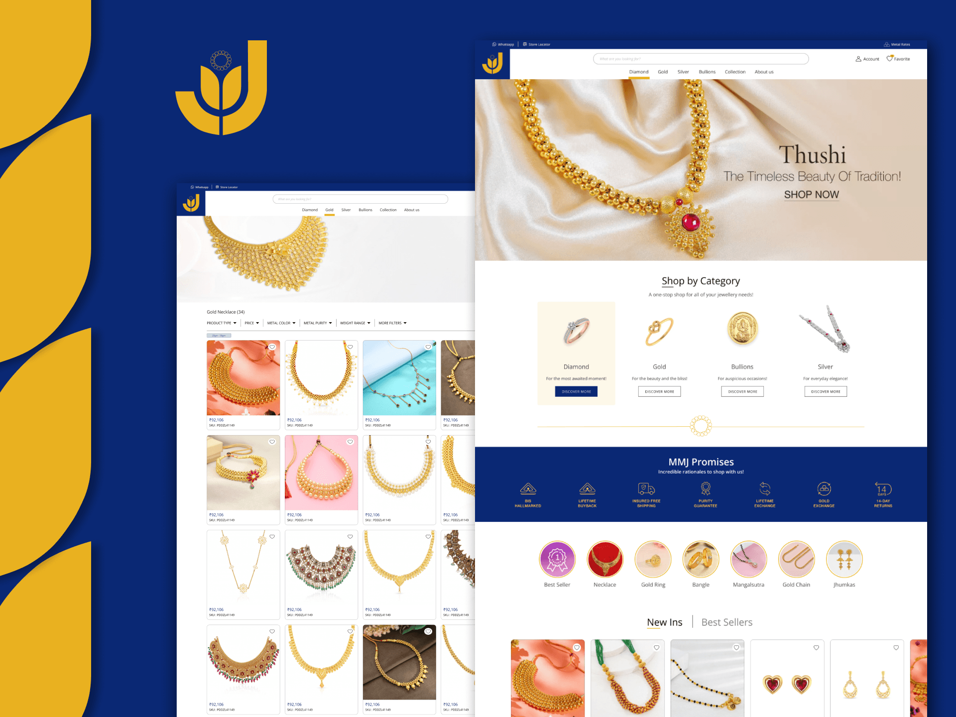 Mukund Maid Jewellers Website